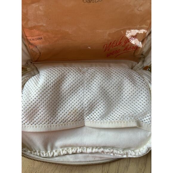 BAN.DO GETAWAY TOILETRY COSMETIC BAG .wish You We’re Here. Makeup. Flowers Bando - Picture 7 of 8